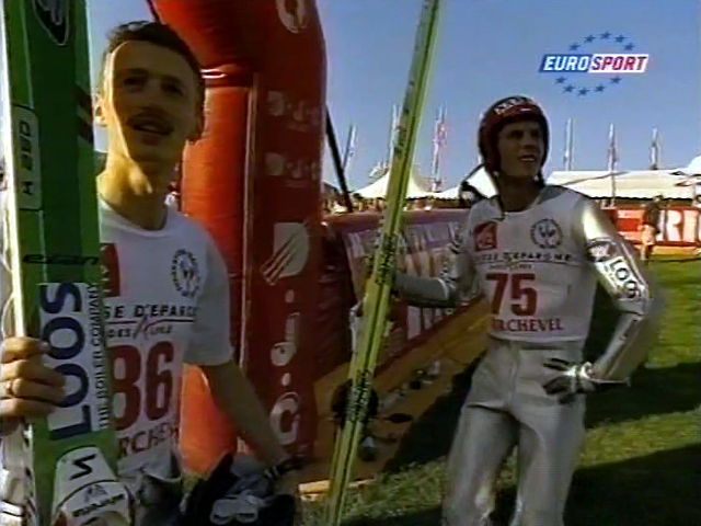 Adam Małysz i Wojciech Skupień (Eurosport)